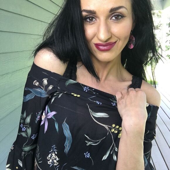 ASOS off shoulder crop floral top - Picture 5 of 8